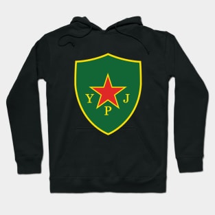 Kurdish Women's Defense Units YPJ Patch Hoodie